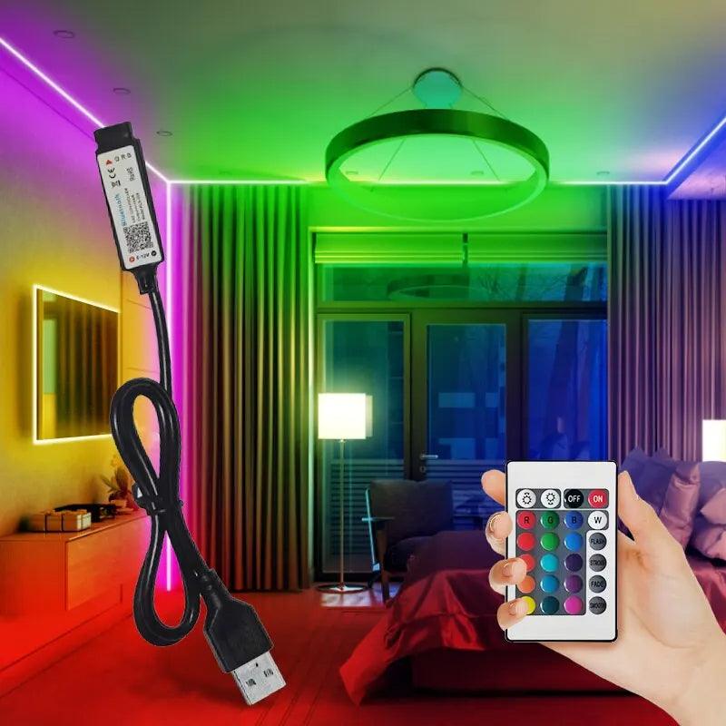 Kit Fita Led RGB + Controle Remoto