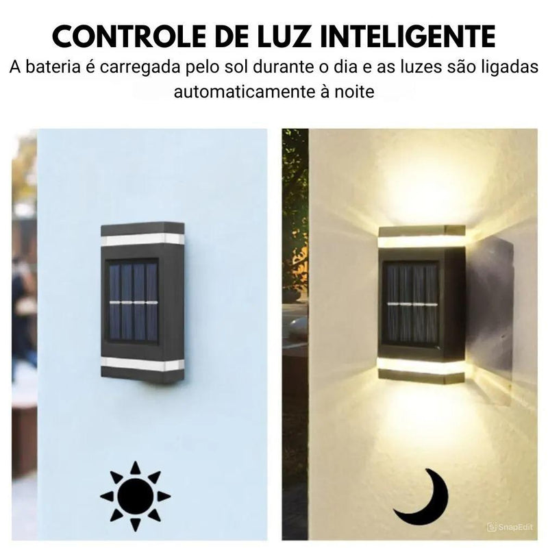 Luminária Solar Inteligente de Parede