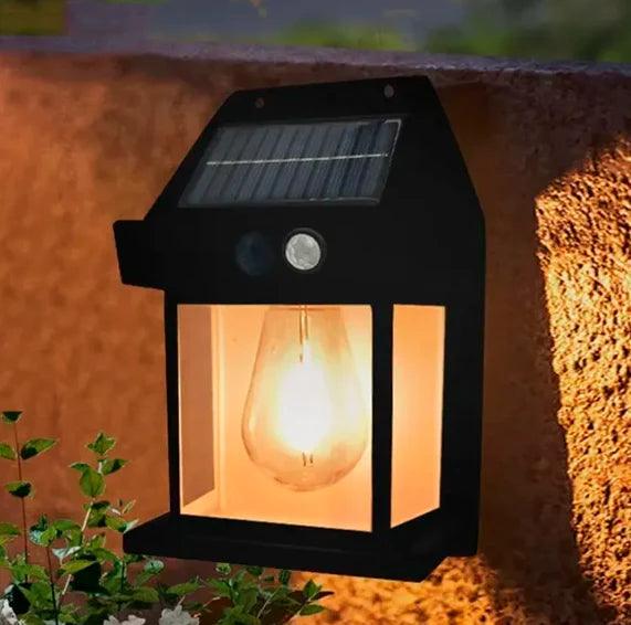 Luminária Solar de Parede com Sensor de Movimento