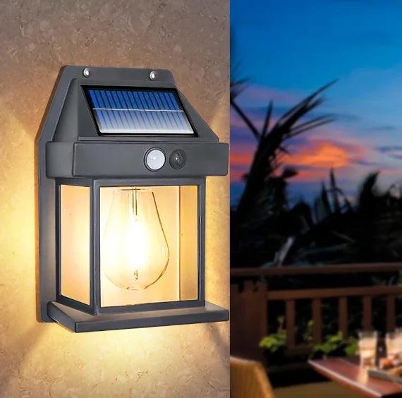 Luminária Solar de Parede com Sensor de Movimento