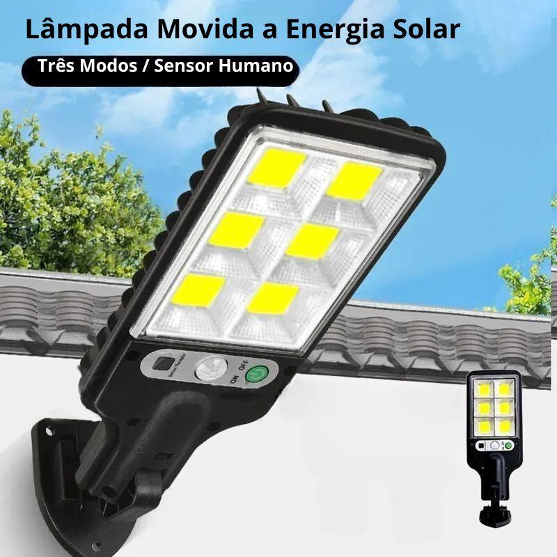 Refletor Solar LED com Sensor de Movimento