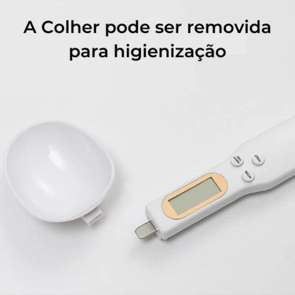 Colher de Medida Portátil com Balança Digital para Alimentos