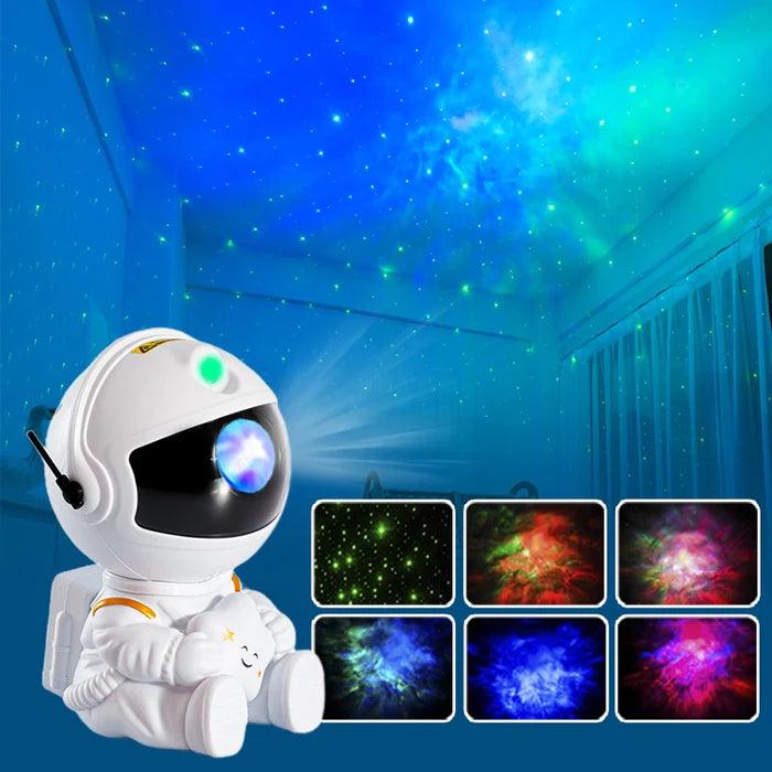 Projetor Astronauta Galaxy LED