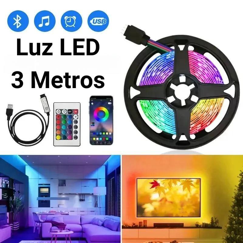 Kit Fita Led RGB + Controle Remoto